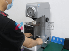 分选机氧化锆陶瓷切刀硬度检测